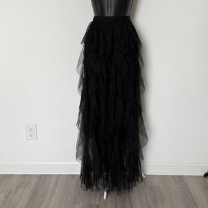 Soho Apparel Black Maxi Skirt